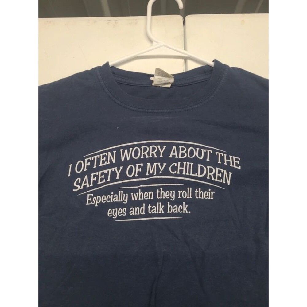 Funny quote T-shirt Worry about my children tee